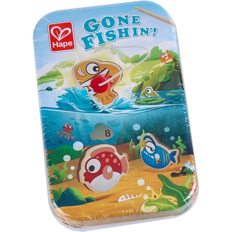 HAPE E0477 GONE FISHING POCKET GAME