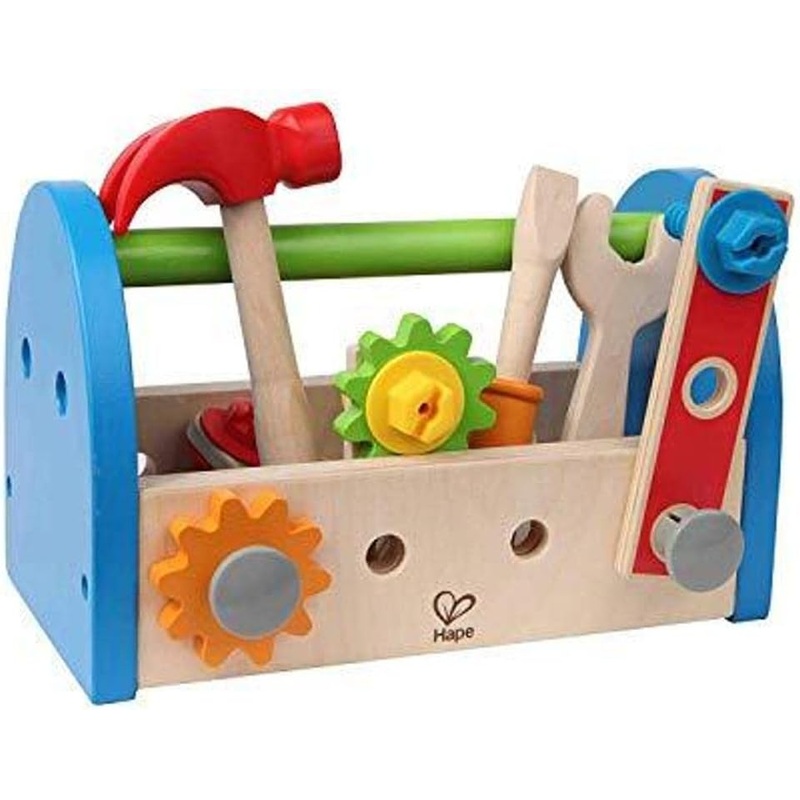 HAPE E3001 WOODEN FIX IT TOOL BOX