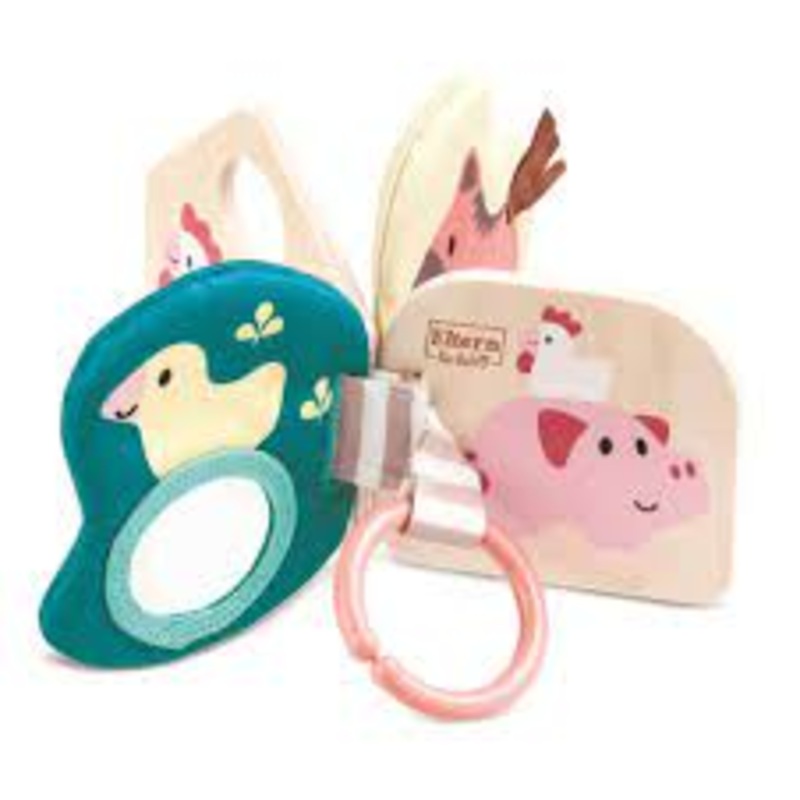 HAPE E8539 WOODEN FABRIC BABY BOOK BELLA