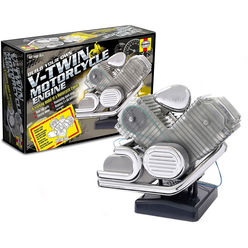 Haynes HMV2R Build Your Own V-Twin Motorbike Engine Model Kit