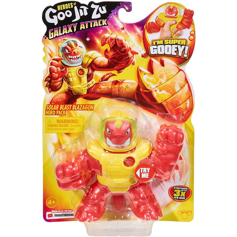 HEROES OF GOO JIT ZU 41208 GALAXY ATTACK SOLAR BLAST BLAZAGON HERO PACK