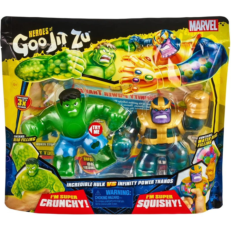 HEROES OF GOO JIT ZU 41298 MARVEL INCREDIBLE HULK VS INFINITY POWER THANOS