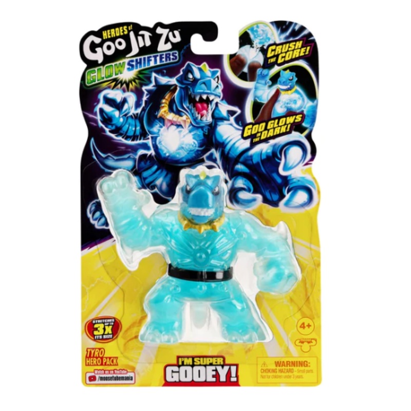 HEROES OF GOO JIT ZU 42502 GLOW SHIFTERS TYRO GOOEY HERO PACK