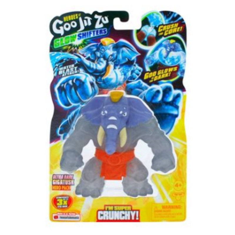 HEROES OF GOO JIT ZU 42506 GLOW SHIFTERS ULTRA RARE GIGATUSK CRUNCHY HERO PACK