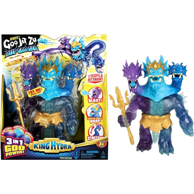 HEROES OF GOO JIT ZU 42576 KING HYDRA DEEP GOO SEA TRIPLE GOO PACK