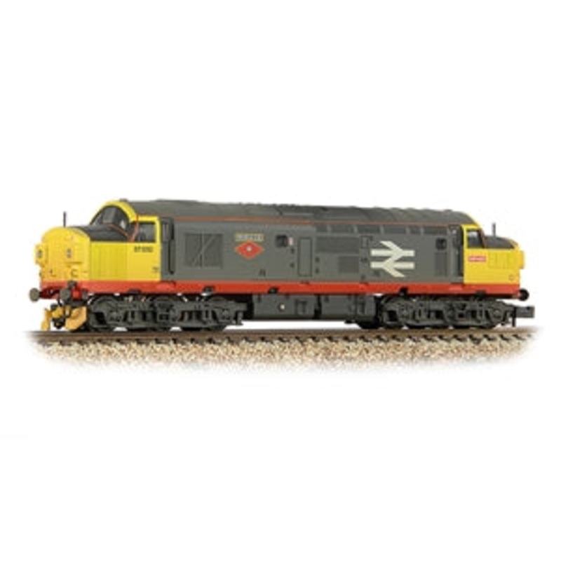 GRAHAM FARISH 371-474 CLASS 37/0 37032 MIRAGE BR RAILFREIGHT RED STRIPE WEATHERED