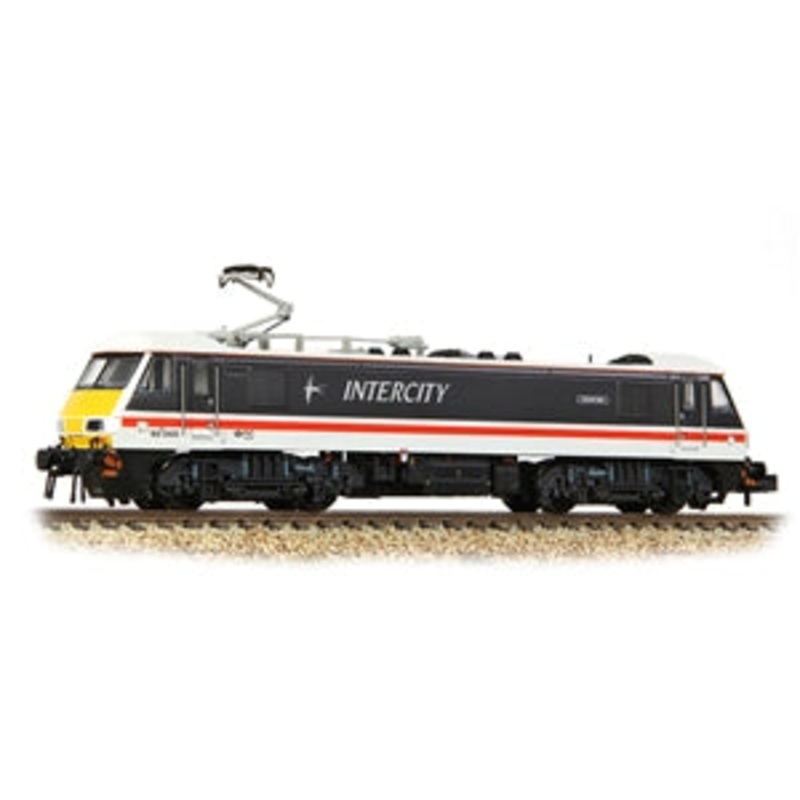 GRAHAM FARISH 371-780 Class 90/0 90005 'Financial Times' BR InterCity (Swallow)    N GAUGE