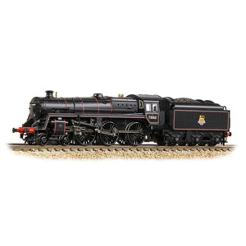 GRAHAM FARISH 372-730 BR Standard 5MT with BR1C Tender 73065 BR Lined Black (Early Emblem)   N GAUGE LOCO