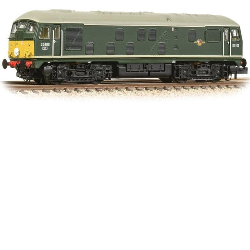 GRAHAM FARISH 372-981 CLASS 24/0 D5100 BR GREEN (SMALL YELLOW PANELS) N GAUGE