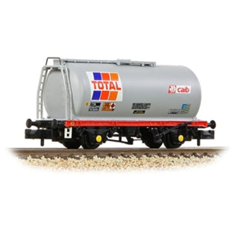 GRAHAM FARISH 373-788A BR 45T TTA Tank Wagon 'Total' Grey Red  N GAUGE