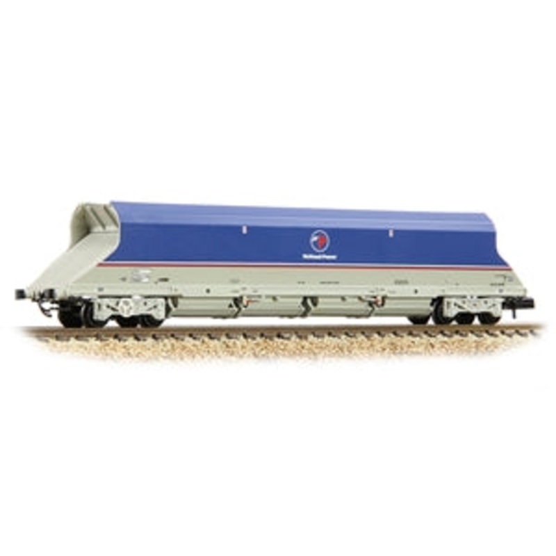 GRAHAM FARISH 373-811A  HKA Bogie Hopper 'National Power' Blue  N GAUGE