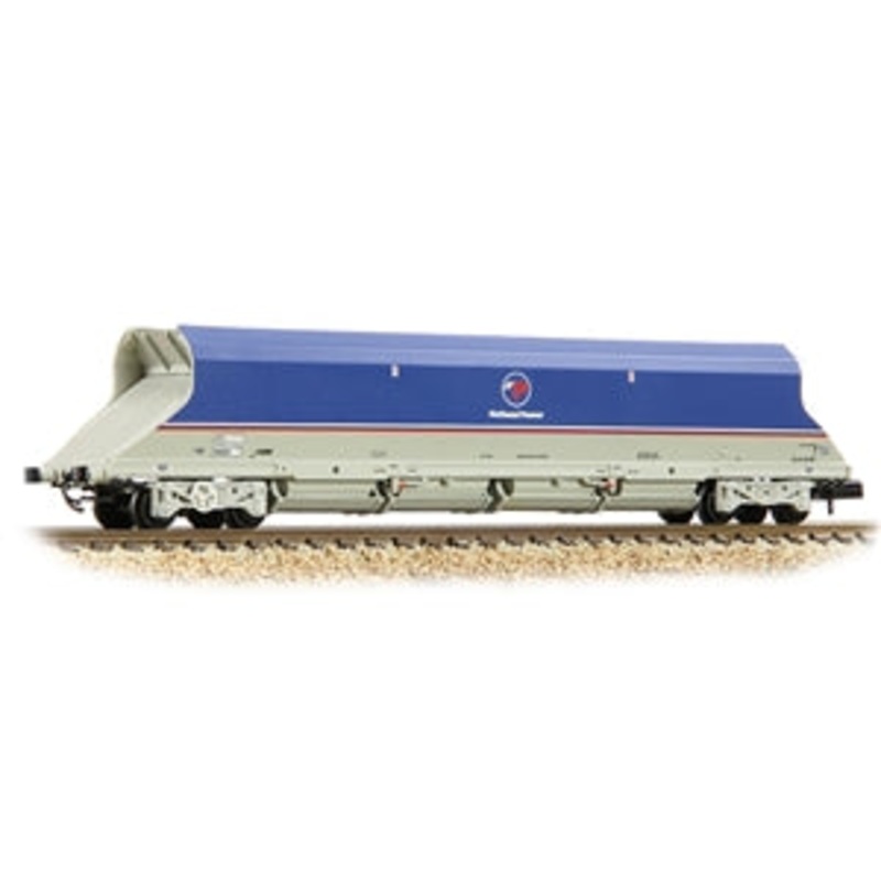 GRAHAM FARISH 373-811B  HKA Bogie Hopper 'National Power' Blue  N GAUGE