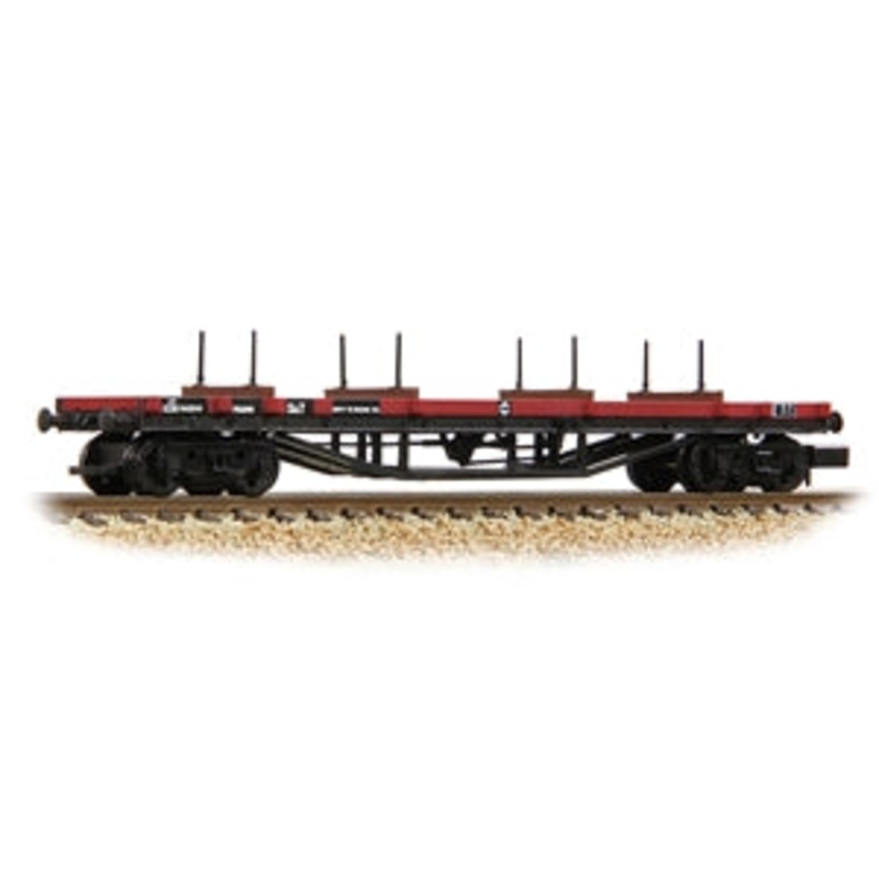 GRAHAM FARISH 373-925C 30T 'Prawn' Bogie Bolster BR Gulf Red [WL]  N GAUGE
