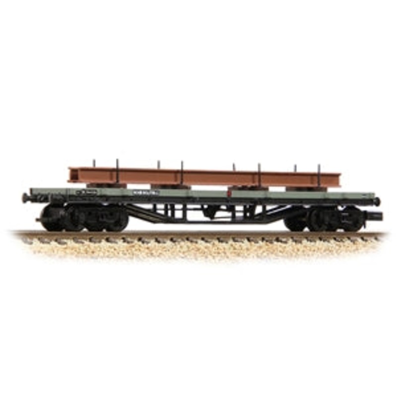 GRAHAM FARISH 373-926F 30T 'Bogie Bolster C' Bogie Bolster BR Grey [WL]  N GAUGE