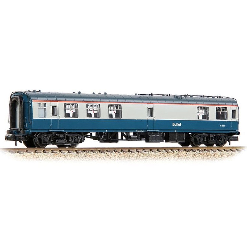 GRAHAM FARISH 374-110C Mk1 RMB Restaurant Miniature Buffet BR Blue and Grey (374110C) N GAUGE