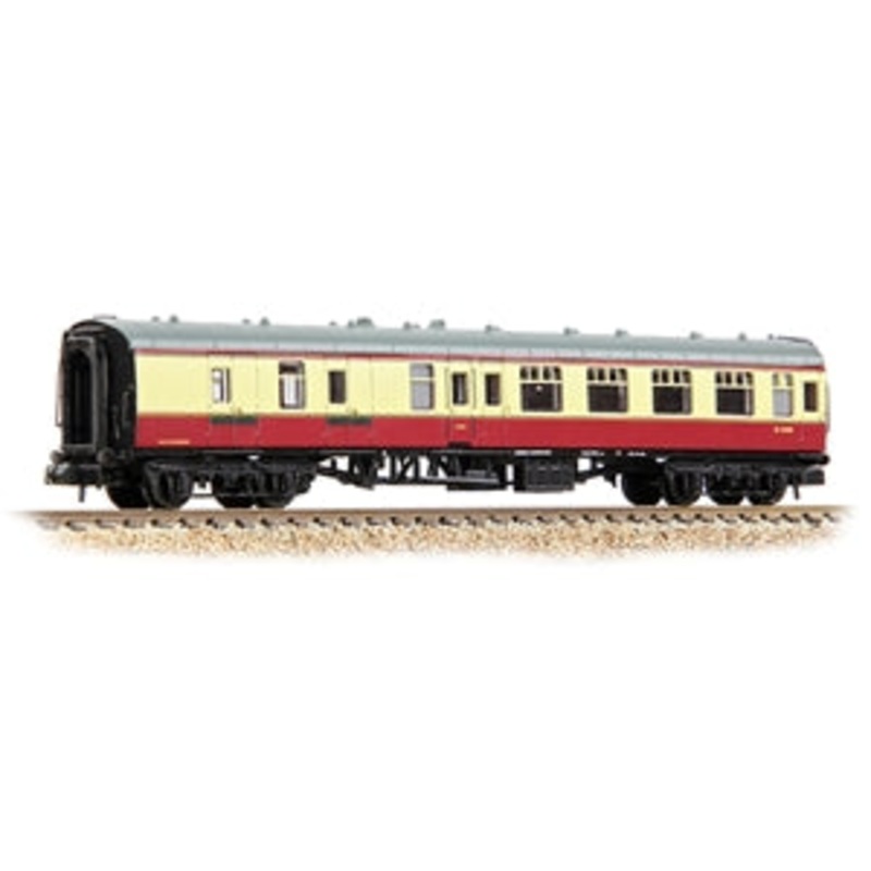 GRAHAM FARISH 374-185D BR Mk1 BSK Brake Second Corridor BR Crimson & Cream  N GAUGE