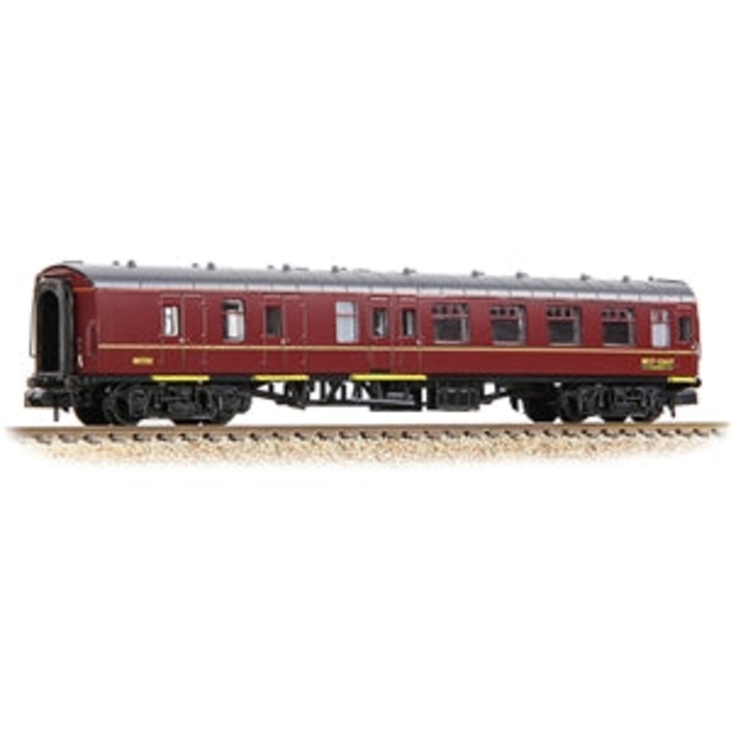 GRAHAM FARISH 374-199 BR Mk1 BSK Brake Second Corridor WCRC Maroon N GAUGE