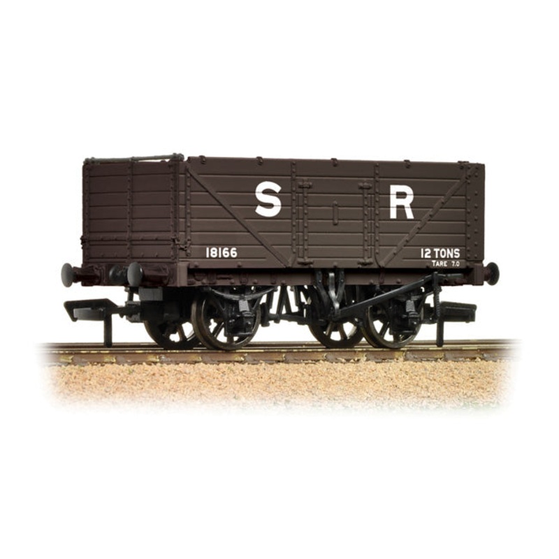 GRAHAM FARISH 377-089 7 PLANK END DOOR  WAGON SR BROWN N GAUGE WAGON