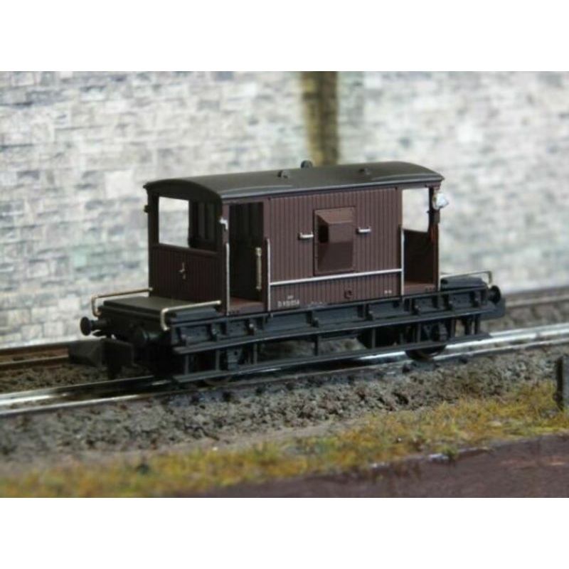 GRAHAM FARISH 377-528 20 TON  BRAKE VAN BR BAUXITE LATE WEATHERED N GAUGE WAGON