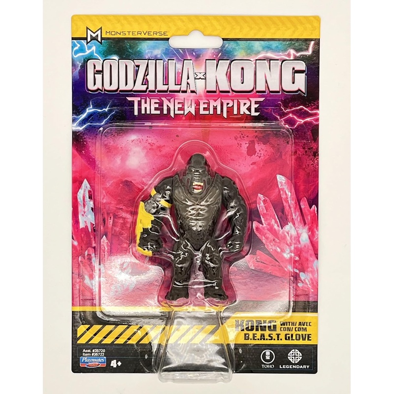 GODZILLA X KONG 3.5" KONG WITH B.E.A.S.T GLOVE THE NEW EMPIRE