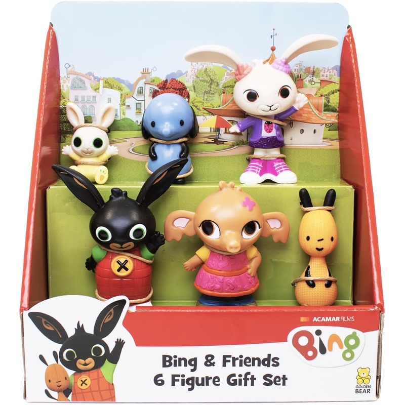 GOLDEN BEAR 3647 BING & FRIENDS 6 PACK FIGURES