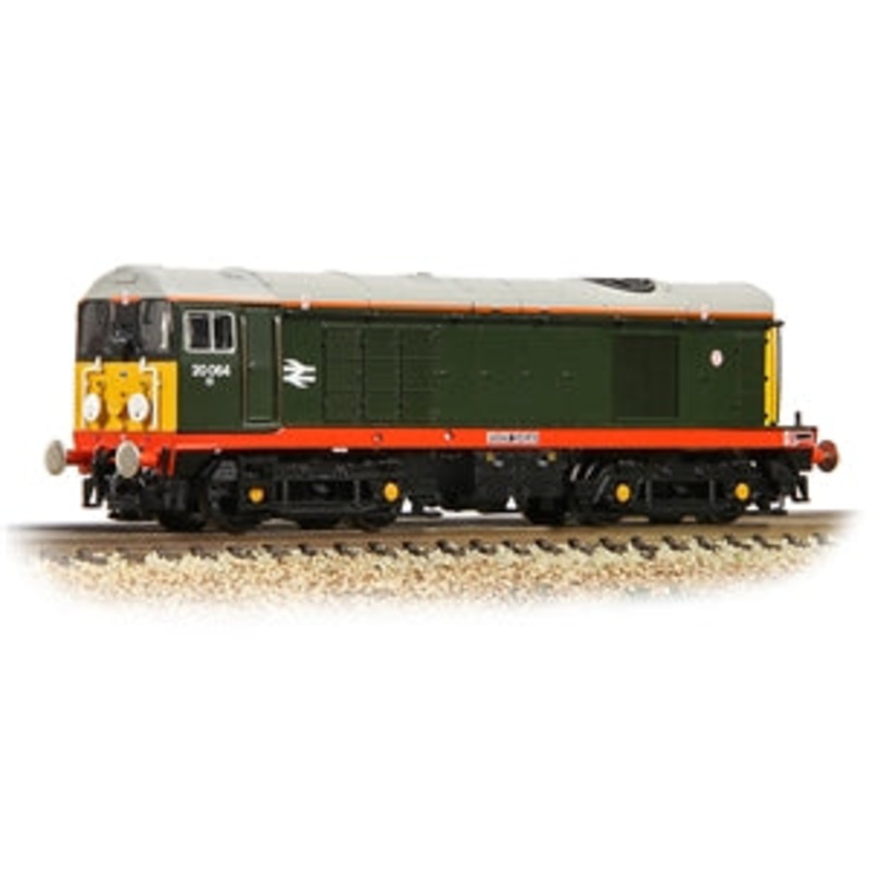 GRAHAM FARISH 371-029 Class 20/0 Disc Headcode 20064 'River Sheaf' BR Green (Red Solebar)  N GAUGE