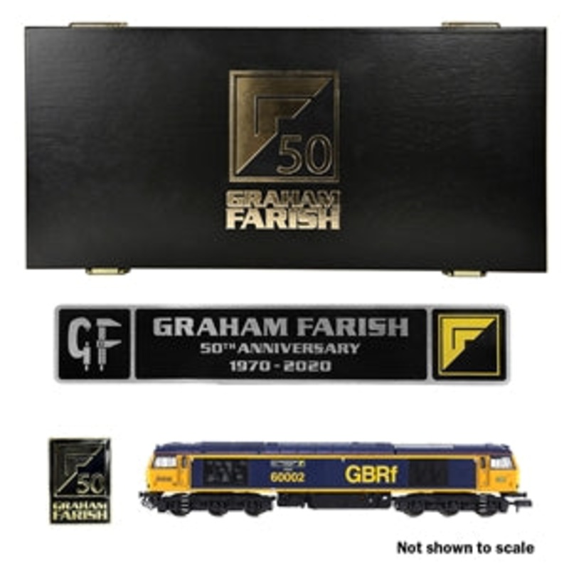 GRAHAM FARISH  371-364SF  Class 60 Graham Farish 50th Anniversary Collectors Pack SOUND FITTED