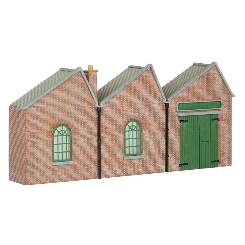 GRAHAM FARISH  SCENECRAFT 42-237 LOW RELIEF FACTORY SIDE