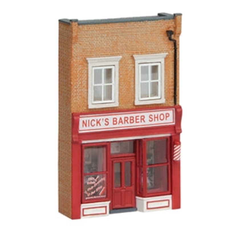 GRAHAM FARISH  SCENECRAFT 42-263 LOW RELIEF NICK'S BARBER SHOP