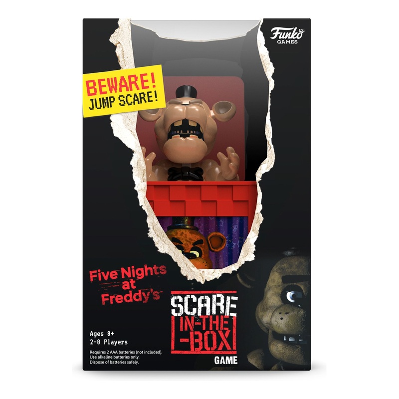 FIVE NIGHTS AT FREDDYS SCARE IN THE BOX GAME