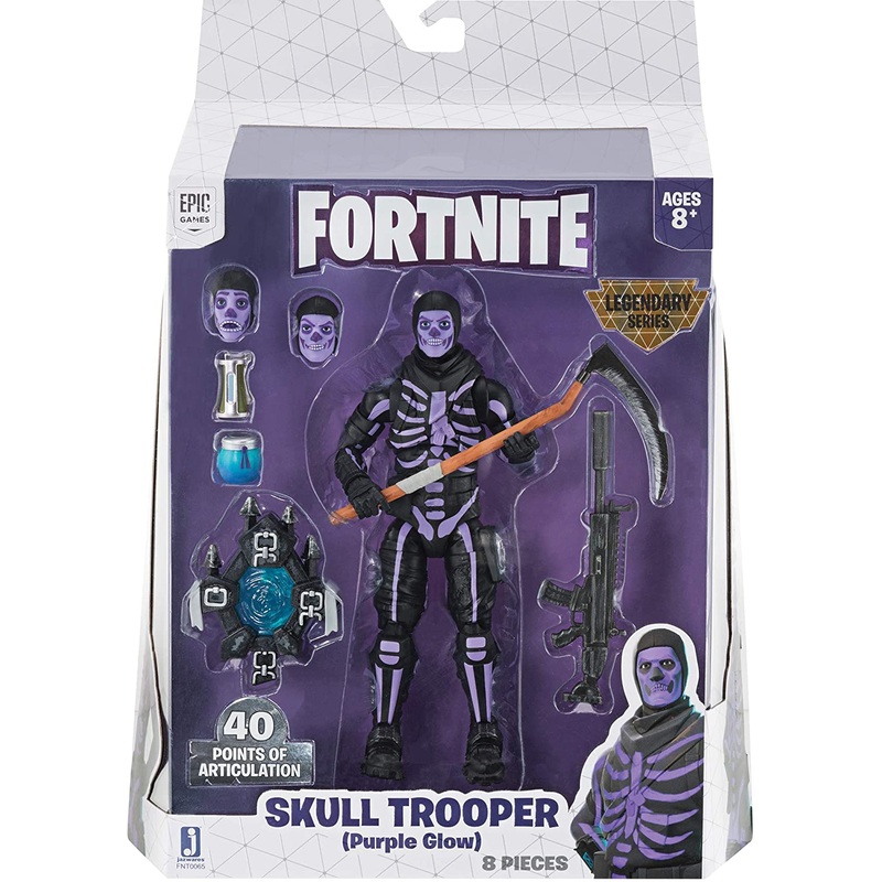 FORTNITE FNT065 LEGENDARY SERIES SHULL TROOPER PURPLE GLOW
