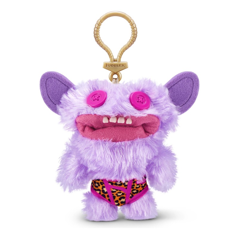 FUGGLER 15705A GRIN GRIN PURPLE KEYRING