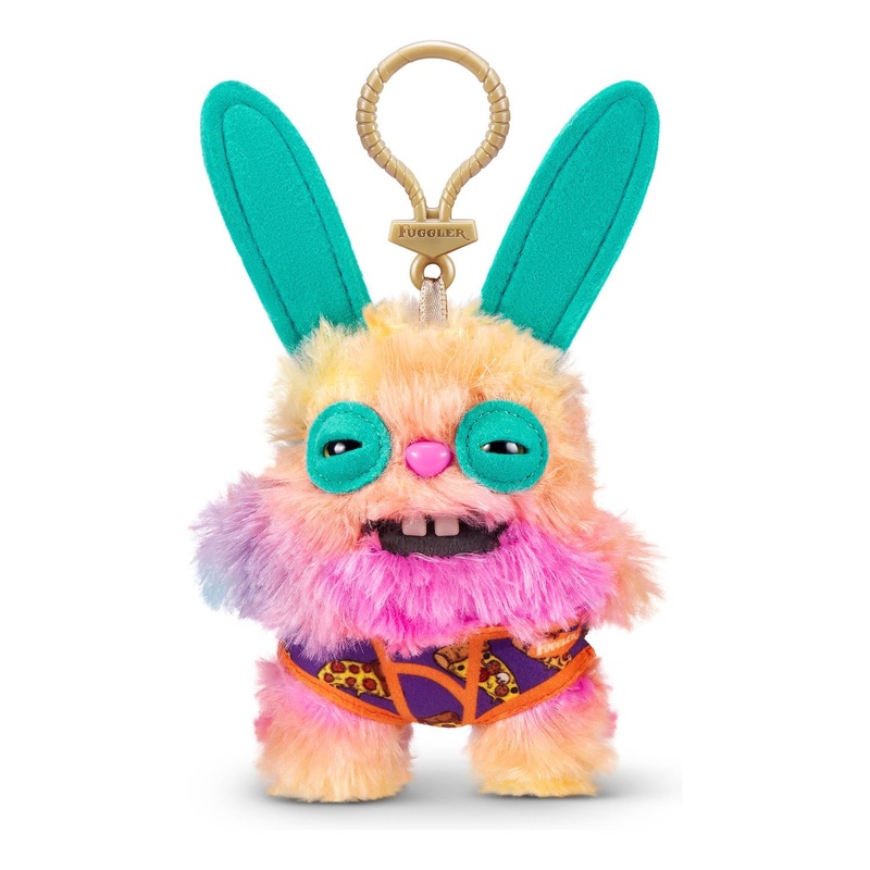 FUGGLER 15705H RABID RABBIT MULTI COLOURED KEYRING