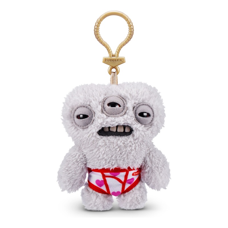 FUGGLER 15705M ANNOYED ALIEN GREY KEYRING