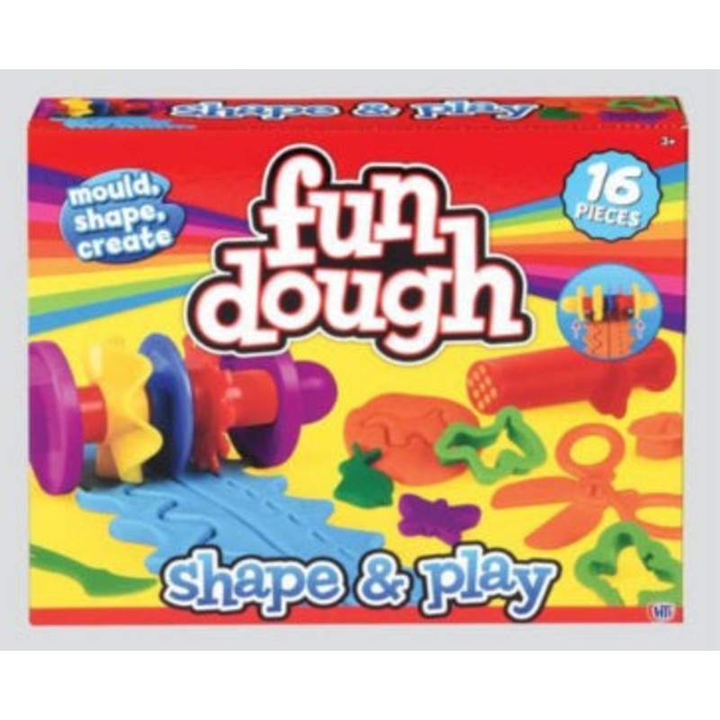FUN DOUGH 1374732 SHAPE & PLAY DOUGH SET