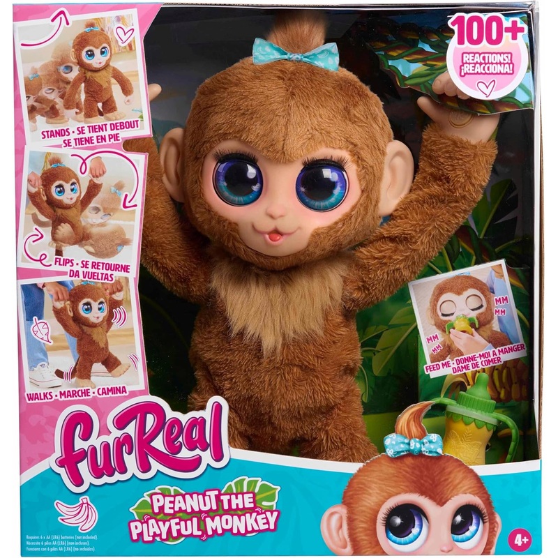 FURREAL 28113 PEANUT THE PLAYFUL MONKEY