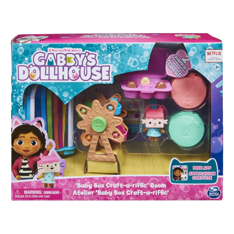 GABBYS DOLLHOUSE 6064151 'BABY BOX CRAFT-A-RIFFIC' ROOM PLAYSET
