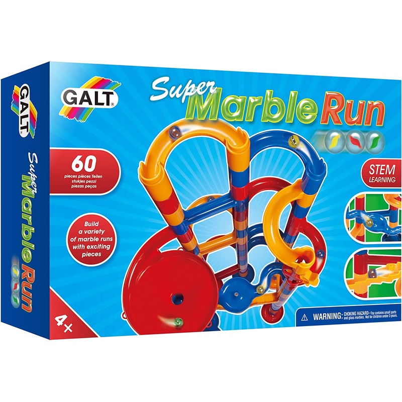 GALT 1004105 SUPER MARBLE RUN 60PCE