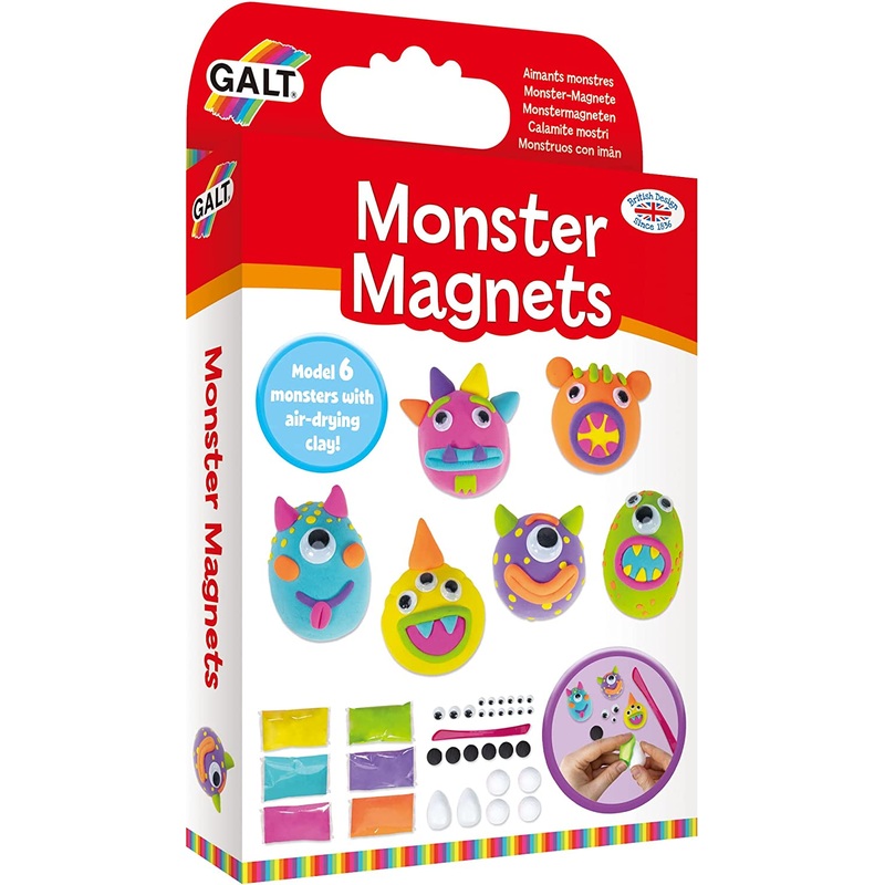 GALT 1005422 MONSTER MAGNETS CRAFT KIT