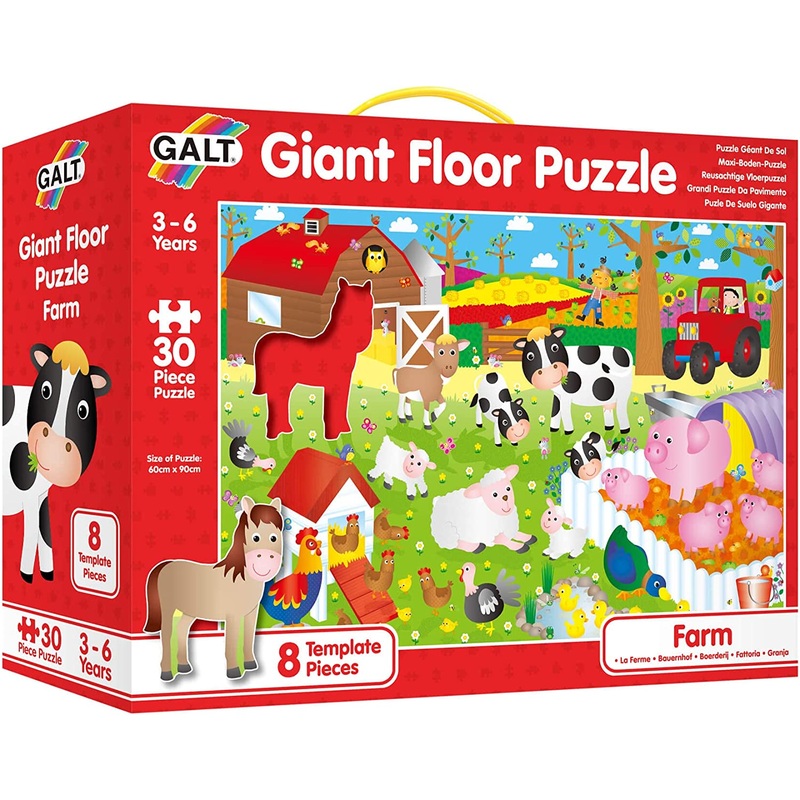GALT A0857D FARM GIANT FLOOR JIGSAW PUZZLE