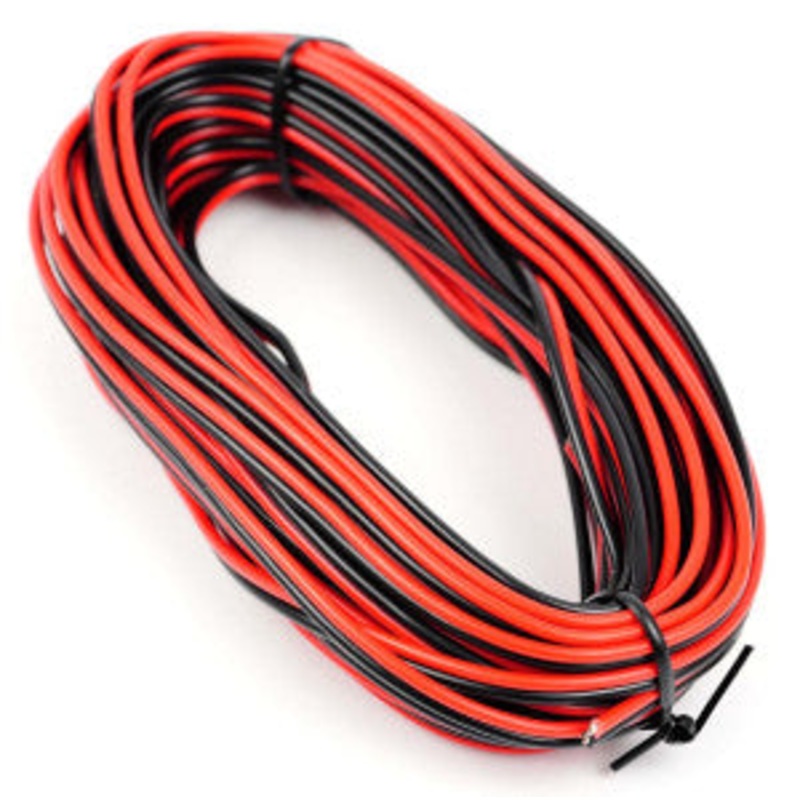 GAUGEMASTER GM09RB RED AND BLACK TWINNED WIRE 10M