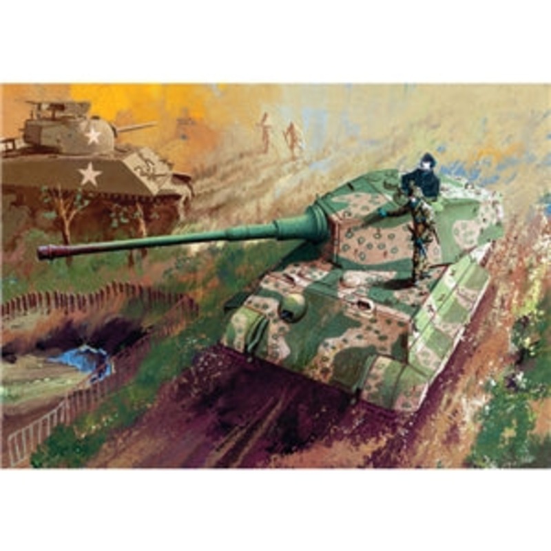 ACADEMY 13229 GERMAN KING  TIGER  TANK LAST PRODUCTION 1/35 SCALE