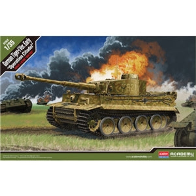 ACADEMY 13509 GERMAN TIGER I EARLY OPERATION CITADEL  TANK 1/35 SCALE