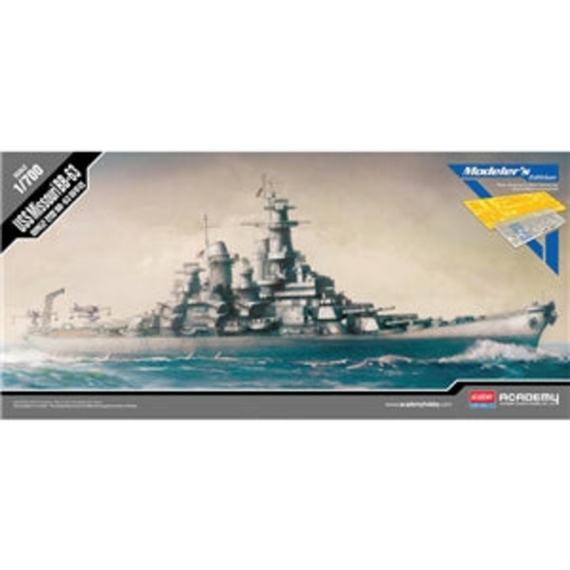 ACADEMY 14223  USS Missouri BB-63 Modeller's Edition 1/700 SCALE