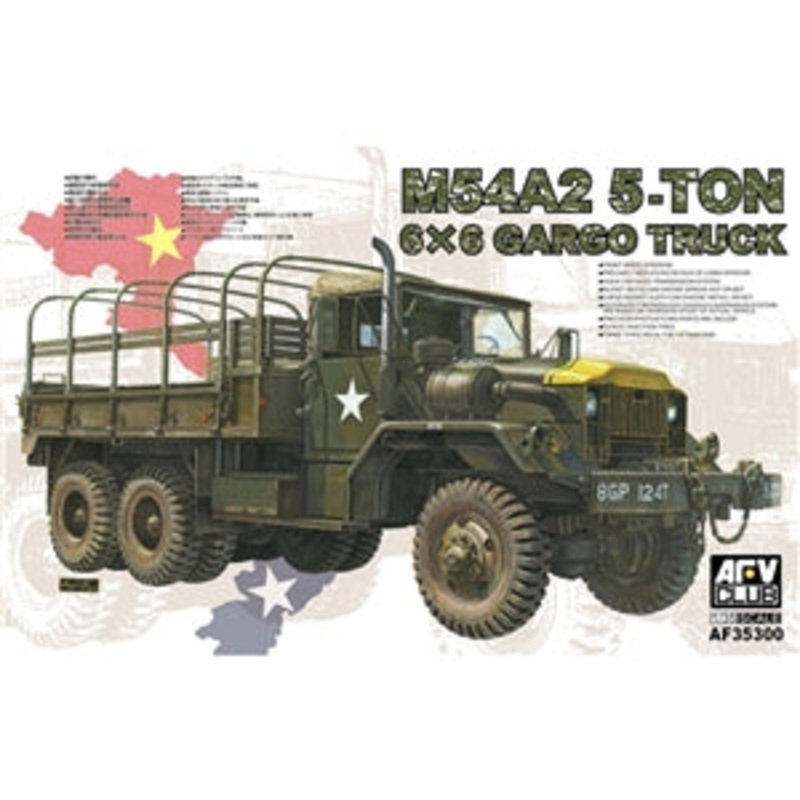 AFV CLUB AF35300 M54A2 5 TON 6X6 CARGO TRUCK 1/35 SCALE