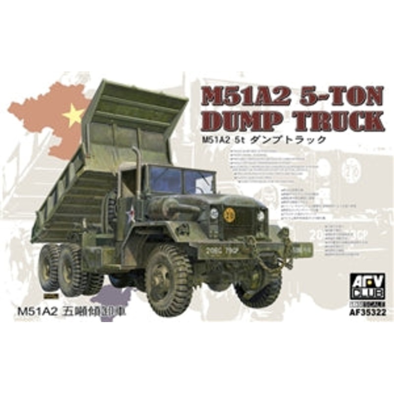 AFV CLUB AF35322 US Army M51A2 5-ton Dump Truck   1/35 SCALE
