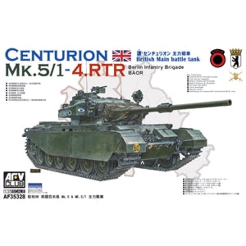 AFV CLUB AF35328 CENTURION BRITISH MAIN BATTLE TANK  MK.5/1-4RTR 1/35 SCALE