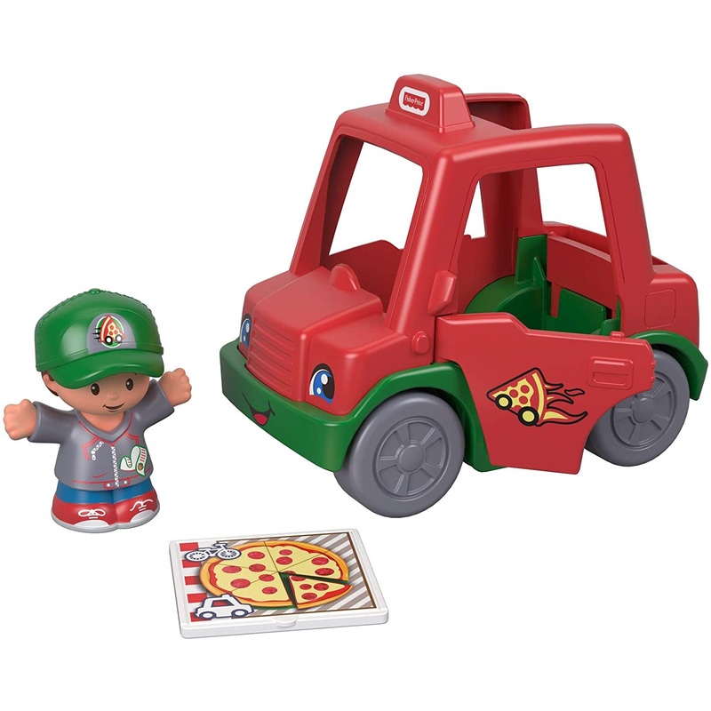 FISHER PRICE GGT38 LITTLE PEOPLE PIZZA DELIVERY MAN AND VAN