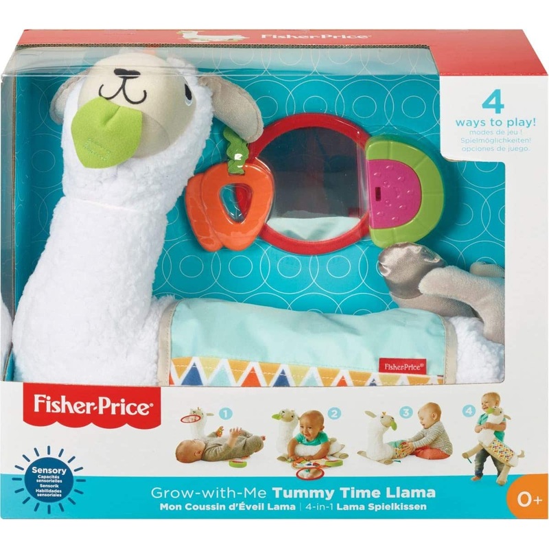 FISHER PRICE GHJ03 GROW WITH ME TUMMY TIME LLAMA