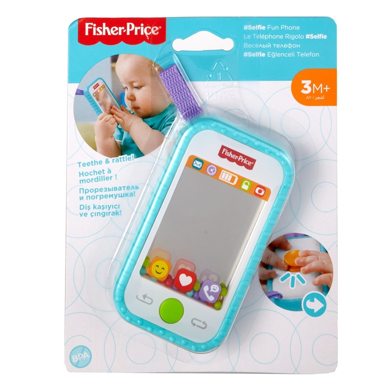 FISHER PRICE GJD46 SELFIE FUN PHONE TEETHER